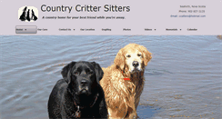 Desktop Screenshot of countrycrittersitters.com