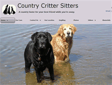 Tablet Screenshot of countrycrittersitters.com